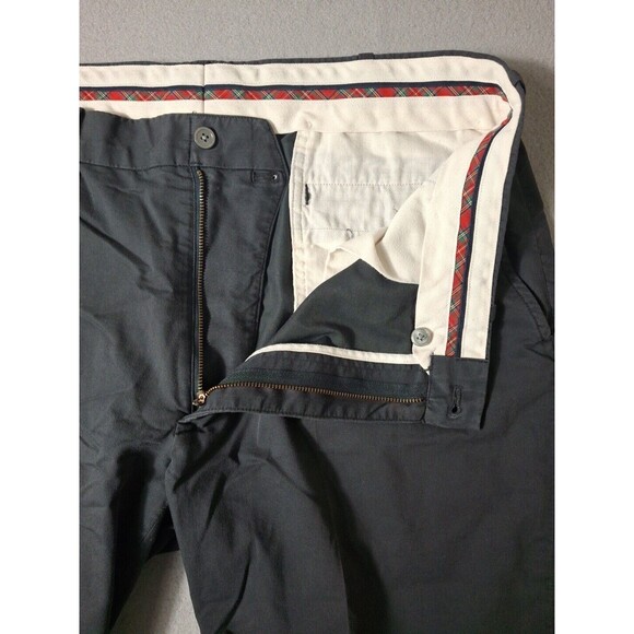 Polo Golf Ralph Lauren Pants Mens 36x32 Navy Blue Flat Front Classic Fit Preppy - Picture 6 of 11